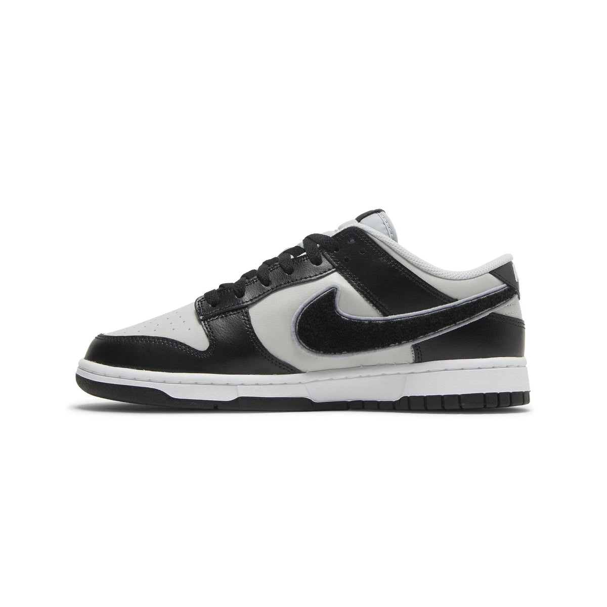 Nike Dunk Low 'Chenille Swoosh Black Grey' (2022)