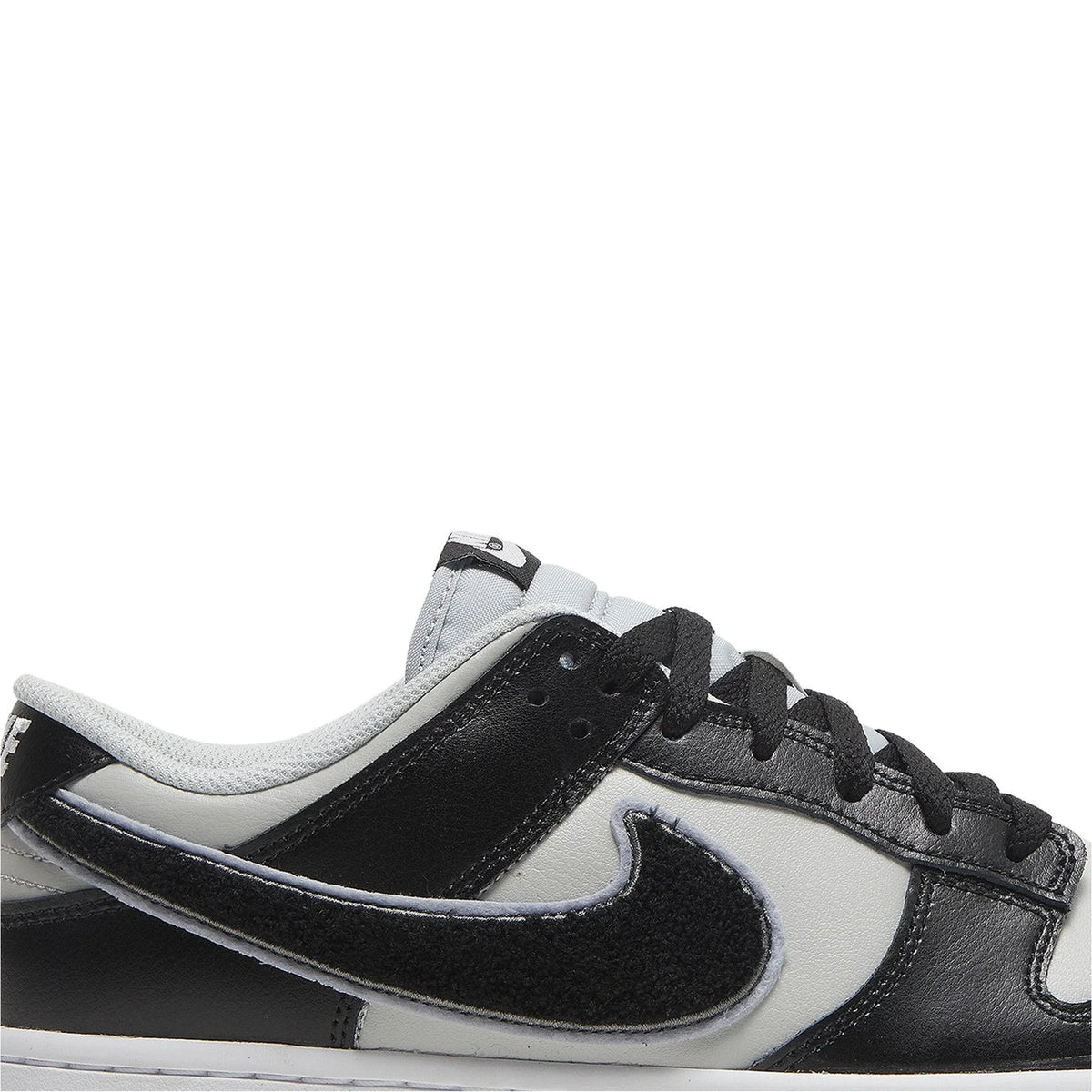Nike Dunk Low 'Chenille Swoosh Black Grey' (2022)